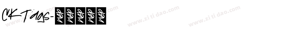 CK Tags字体转换